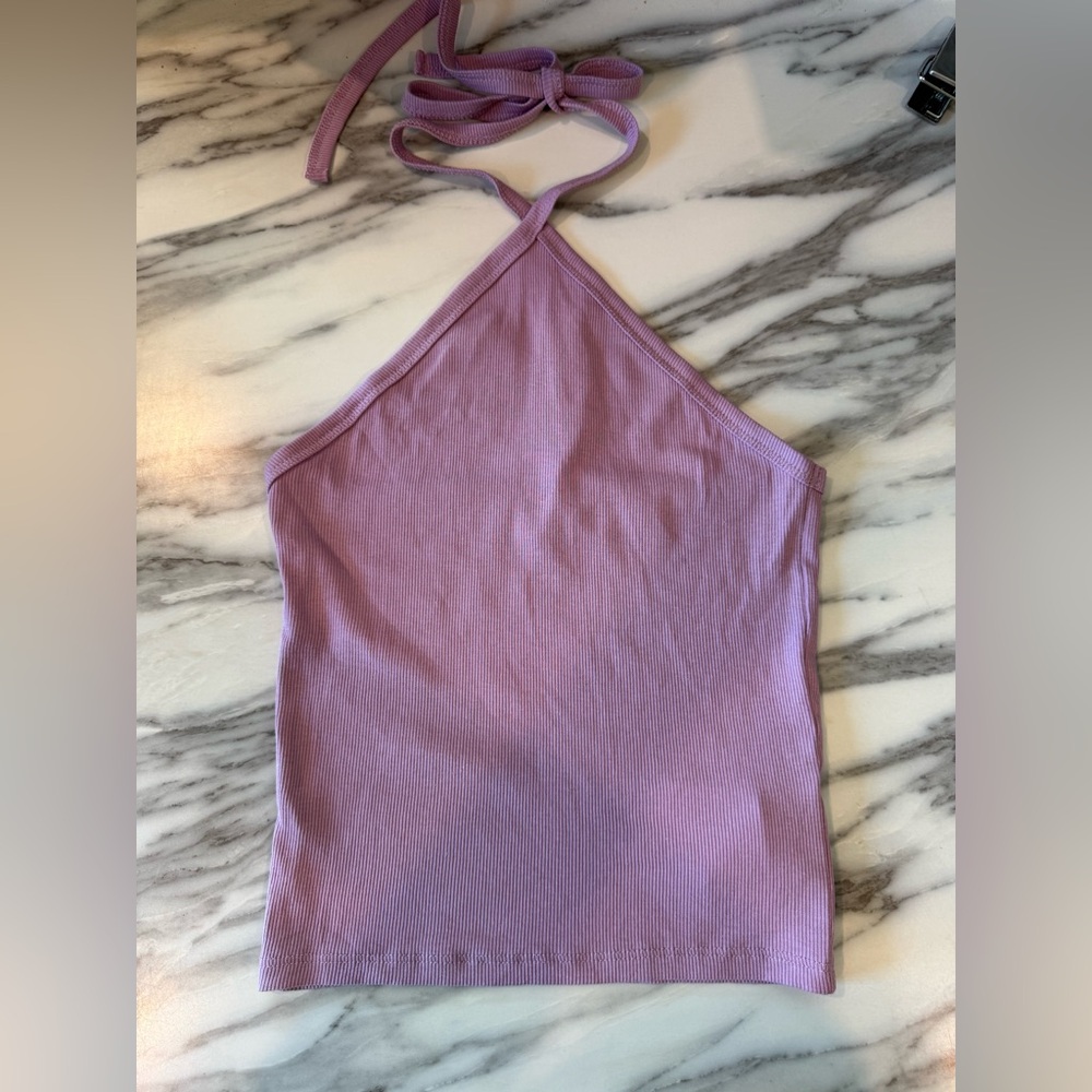 Madewell Supima Rib Halter Tank Top - Picture 8 of 10